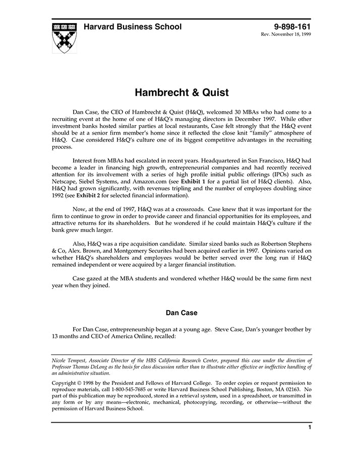 Hambrecht & Quist
