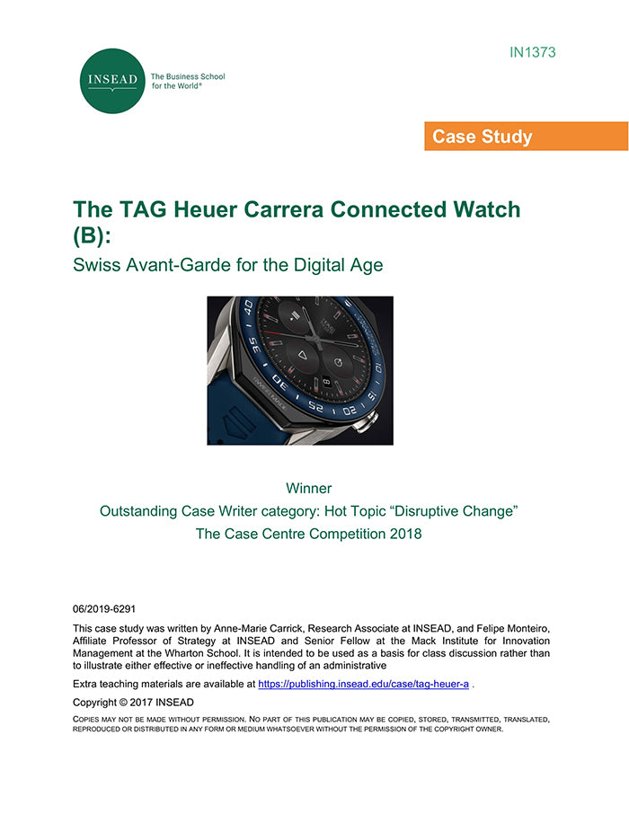 The TAG Heuer Carrera Connected Watch B Swiss Avant Garde in the Di