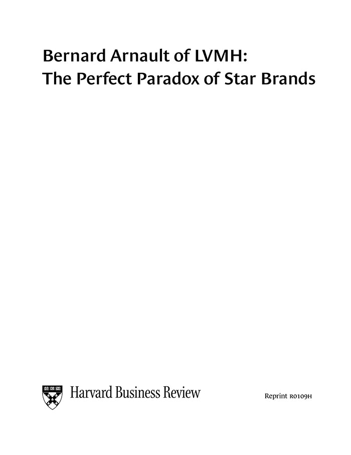 Perfect Paradox of Star Brands: An Interview with Bernard Arnault